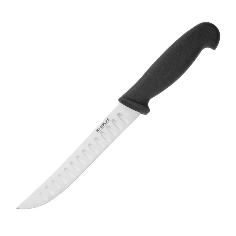 Prix Cassé Couteau d'office alvéolé Hygiplas noir 125mm