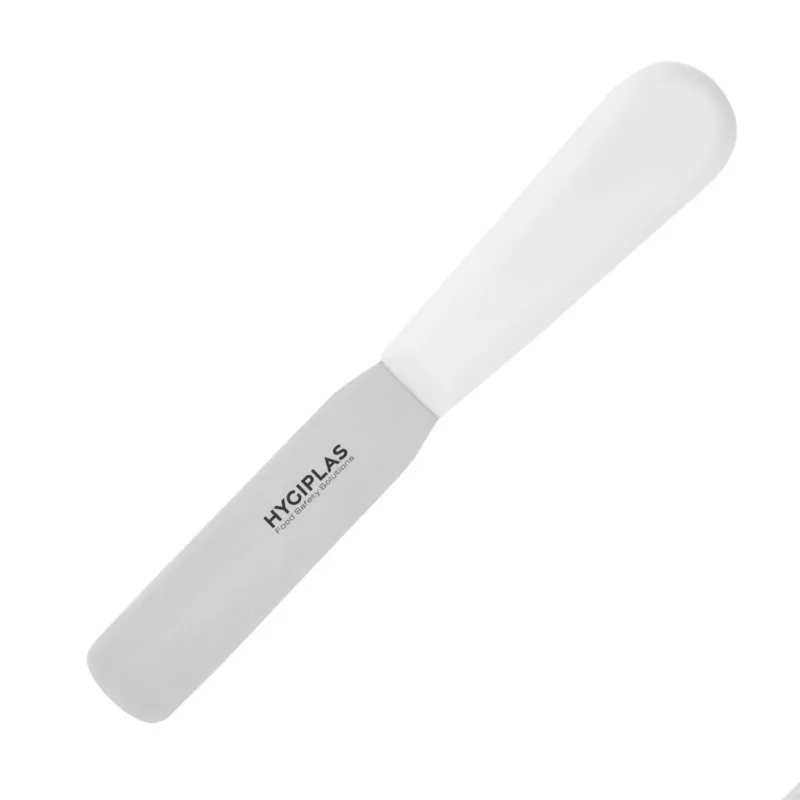Couteau spatule droit Hygiplas blanc 100mm Prix Cassé