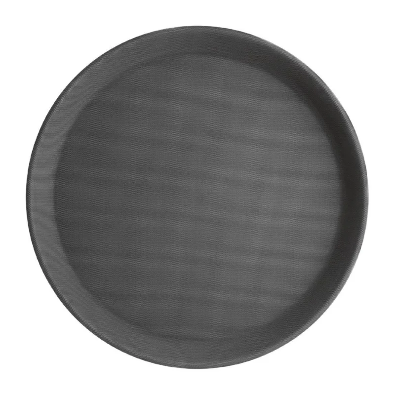 Populaire Plateau antidérapant en plastique Olympia Kristallon rond noir 280mm