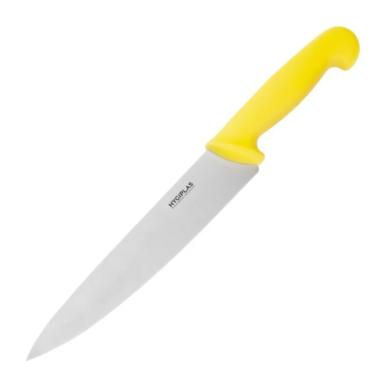 Couteau de cuisinier Hygiplas jaune 215mm Expédition Rapide