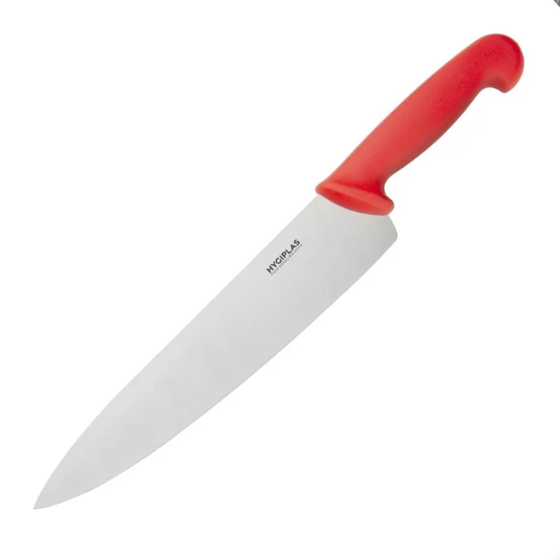 Couteau de cuisinier Hygiplas rouge 255mm Authentique