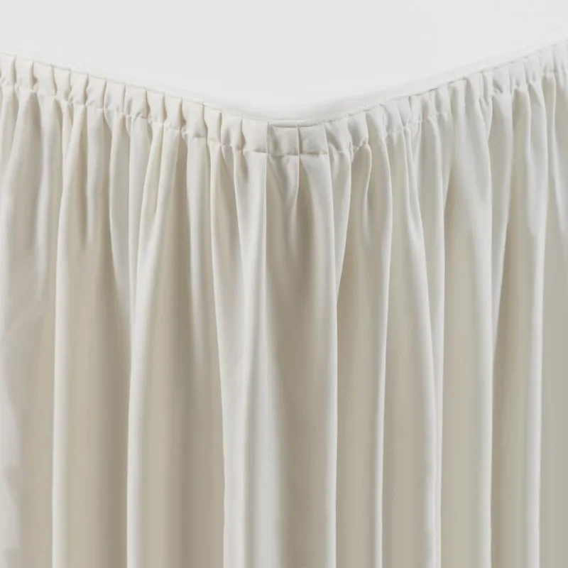Meilleur Prix Nappe et juponnage écrus - modèle froncé