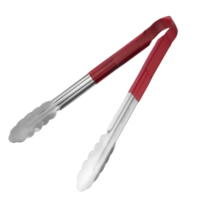Pince de service à code couleur Hygiplas 300mm rouge Dernier Modèle