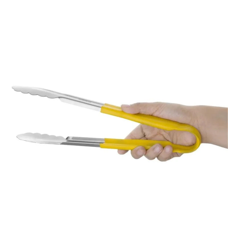 Pince de service à code couleur Hygiplas 300mm jaune Prix Bas