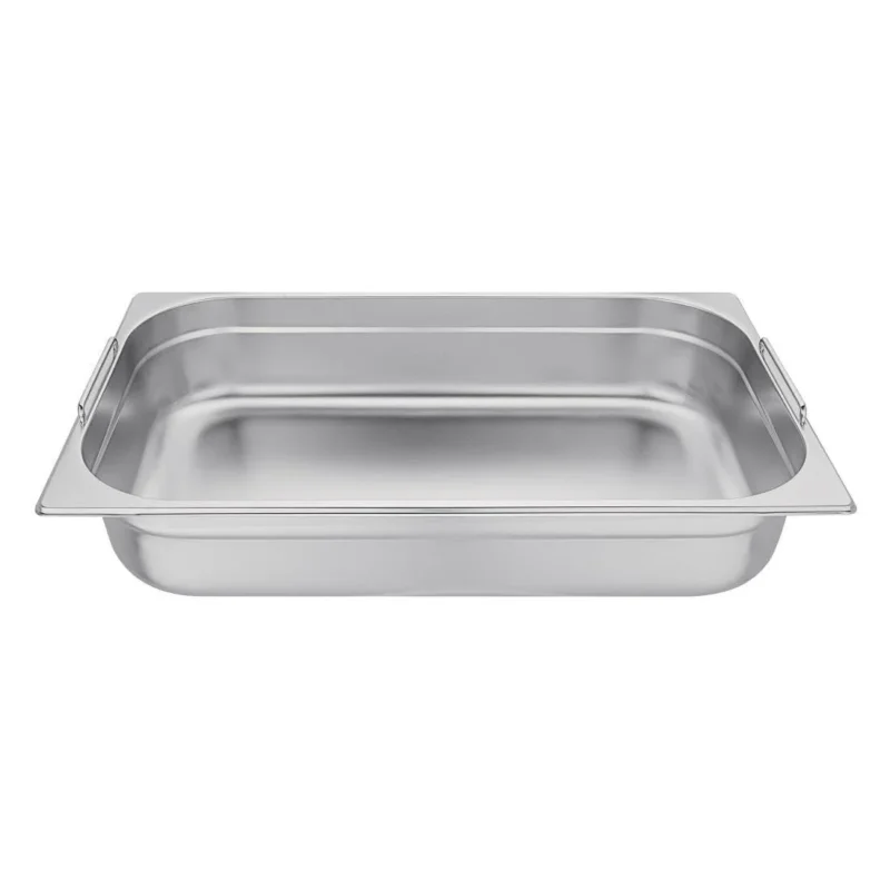 Affaire À Saisir Bac GN 1/1 en inox avec poignées Vogue 100mm