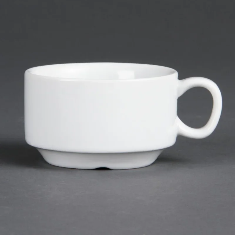 Produit De Marque Tasses à espresso empilables Olympia Whiteware 85ml (lot de 12)