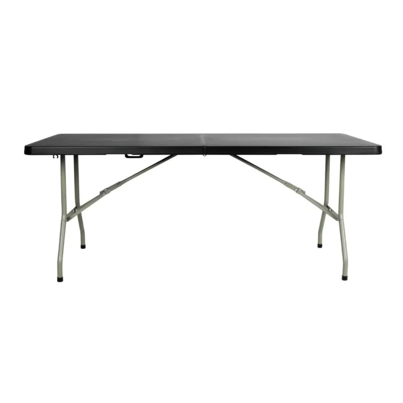 Usine Directe Table pliable au centre Bolero noire 1829mm
