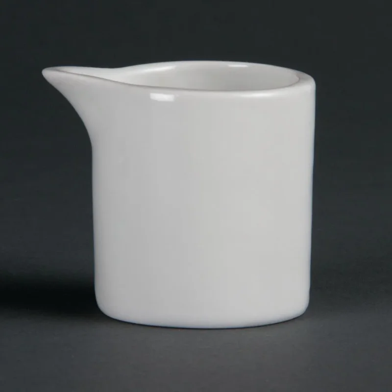 Pots à lait blancs 57ml Olympia Whiteware (Lot de 6) Retour Gratuit