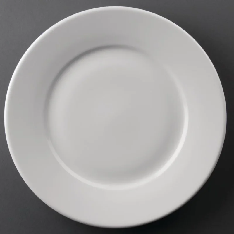 Super Prix Assiettes à bord large Olympia Athena 254mm (Lot de 12)