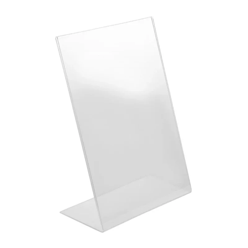 Produit De Marque Protège-menus incliné en acrylique Olympia A4
