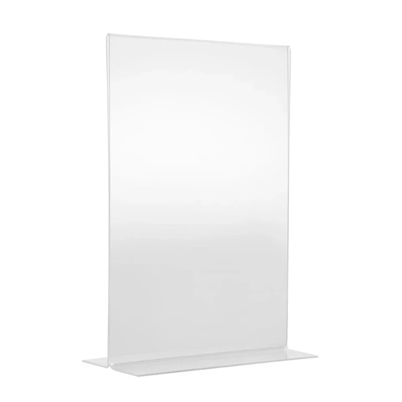 Porte-menu vertical en acrylique Olympia A4 Expédition Rapide