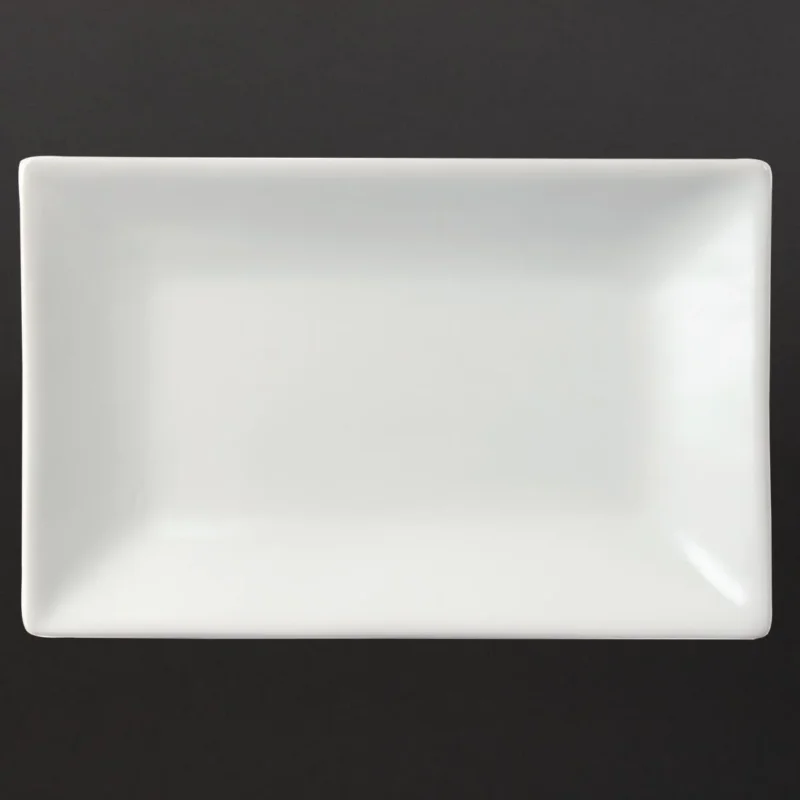 Offre Exclusive Plat rectangulaire de service 200 x 130mm Olympia (Lot de 6)