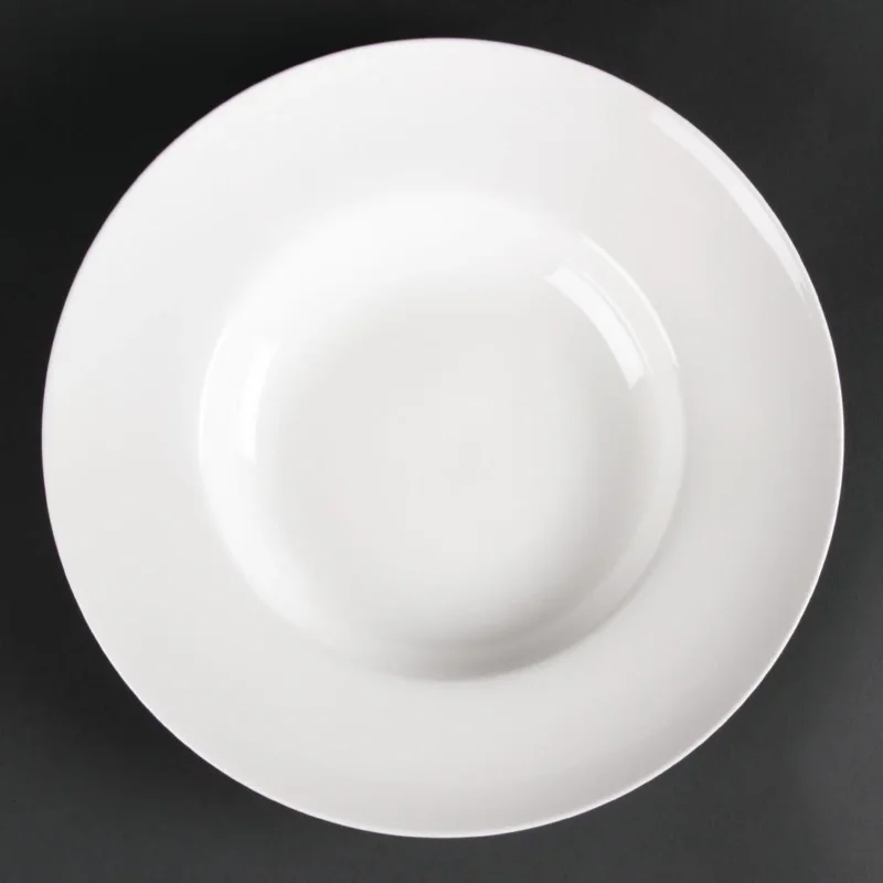 Assiettes creuses à soupe ou pâtes Olympia Lumina 205mm (Lot de 6) Dernier Modèle