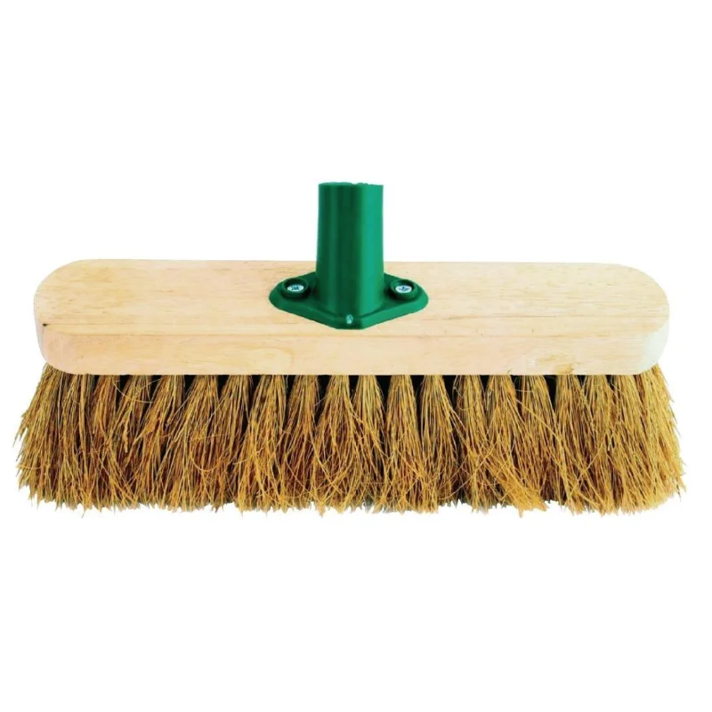 Petit Prix Tête de balai coco souple en bois Jantex 305mm