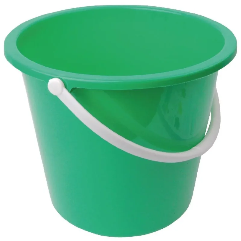 Seau rond en plastique Jantex 10L vert Commande En Gros