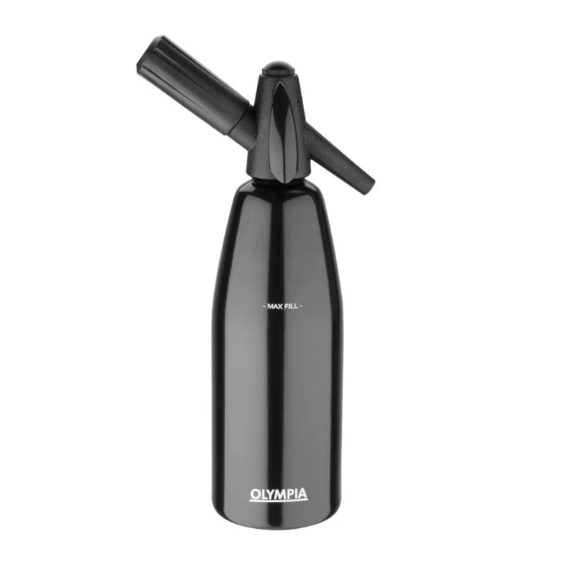 Soldes Siphon à eau de seltz noir Olympia 1L