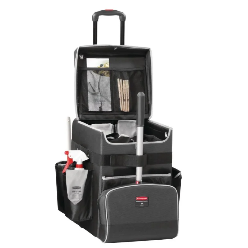 Chariot de service mobile Rubbermaid Quick Cart taille moyenne Certifié