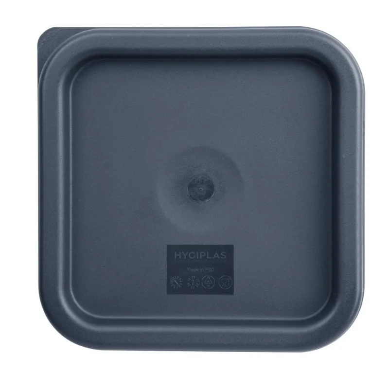 Prix Bas Couvercle carré bleu petit Hygiplas