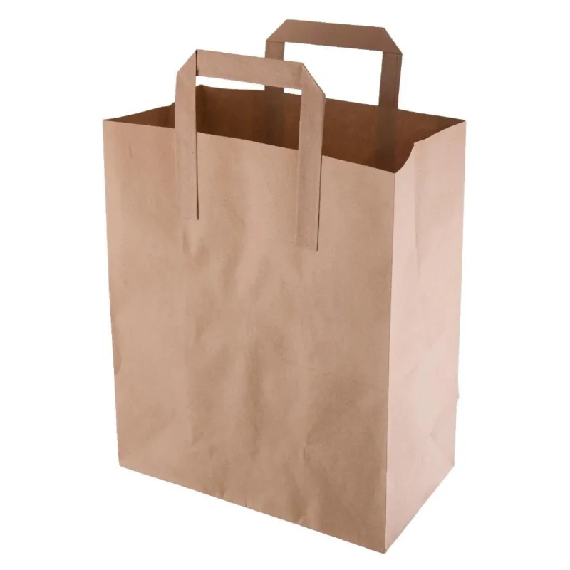 Sacs en papier Compostable marron 255 x 215mm (Lot de 250) Remise