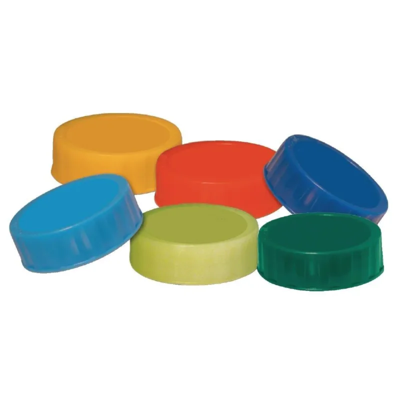 Réduction Bouchons de couleur pour distributeurs de sauce flexibles FIFO (Lot de 6)