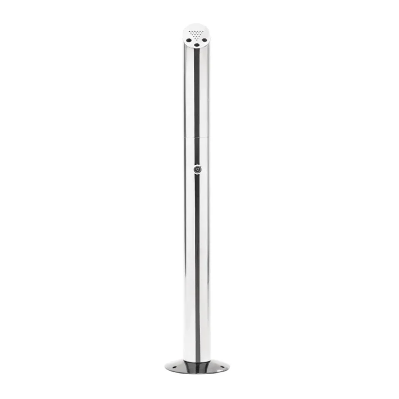 Livraison Express Cendrier poteau fixable au sol Bolero