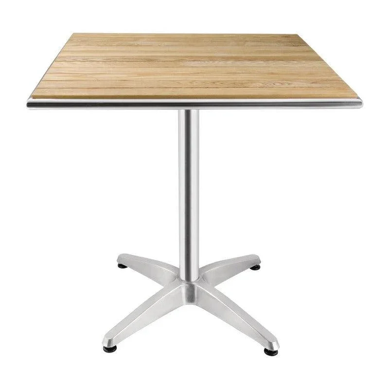 Super Prix Table carrée en frêne Bolero 700mm