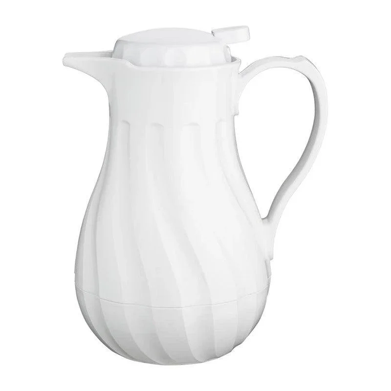 Pichet isotherme torsadé Olympia blanc 1,2 L Bon Plan