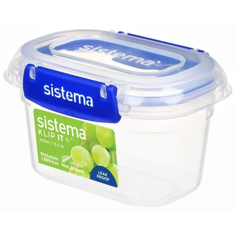 Must-Have Boîte alimentaire rectangulaire Sistema Klip It Plus 400ml