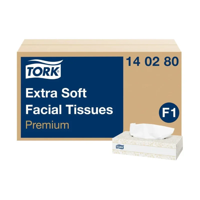 Boîtes rectangulaires de mouchoirs extra doux 2 plis Tork Premium 2 plis (30x100) Commander Vite