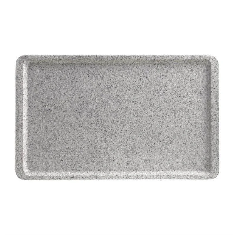 Solde Plateau lisse en polyester Versa Cambro 530 x 325mm granit