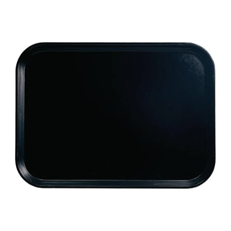 Authentique Plateau fibre de verre Camtray Cambro noir 265x325mm