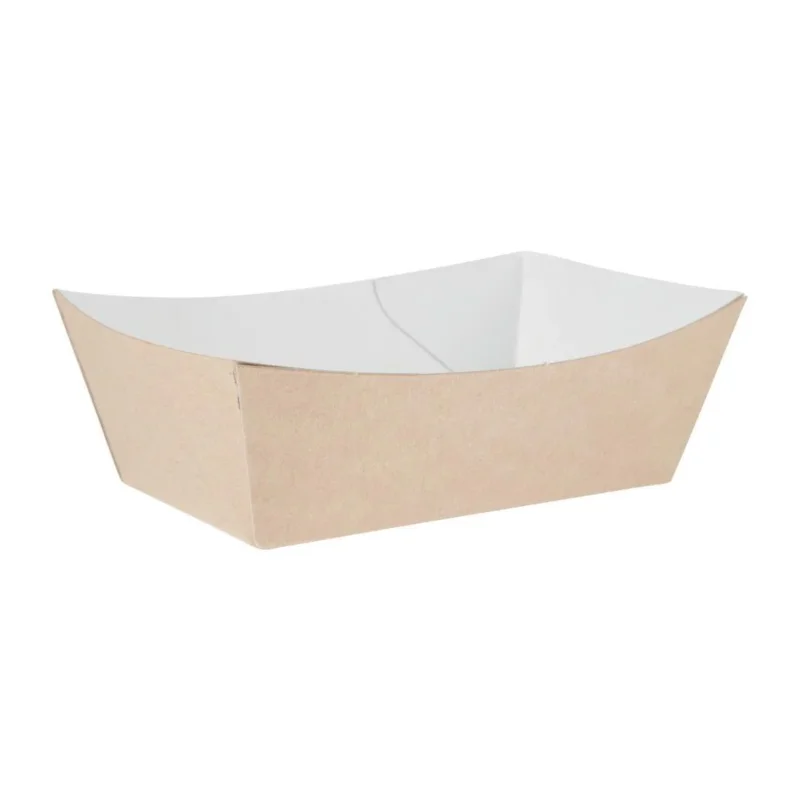 Prix Choc Petites barquettes alimentaires kraft compostables Colpac 124mm