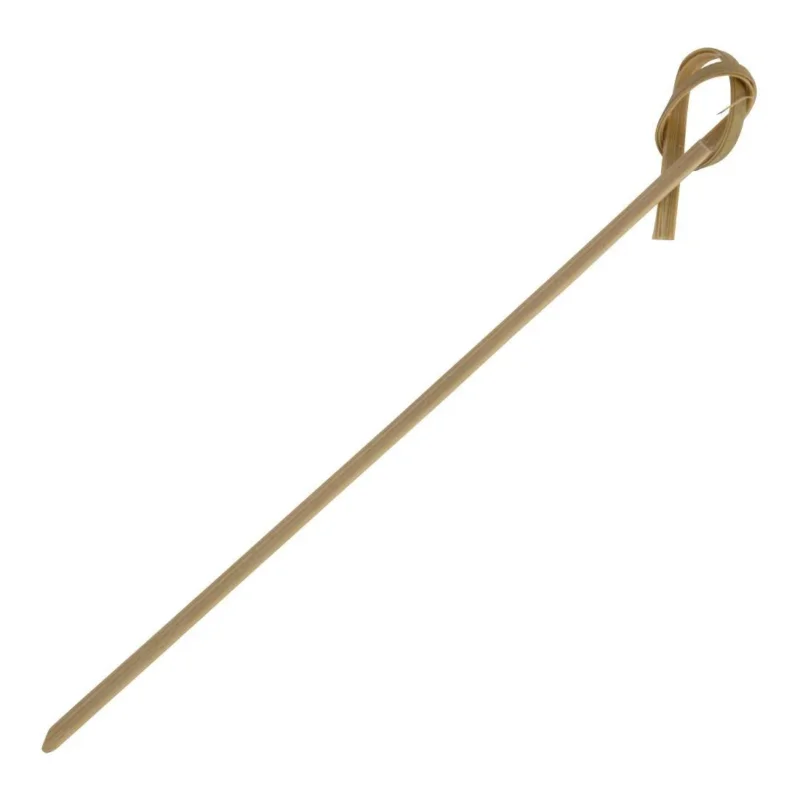 Piques boucles biodégradables en bambou 120mm lot de 100 Marque