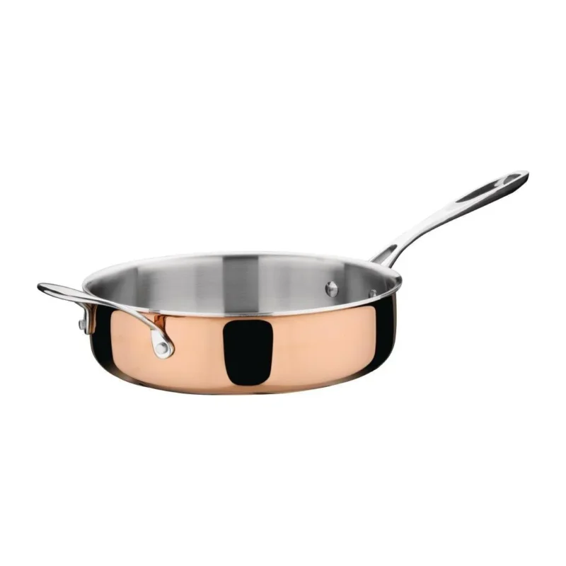 Sauteuse en cuivre 3 couches induction Vogue 240mm Prix Promo