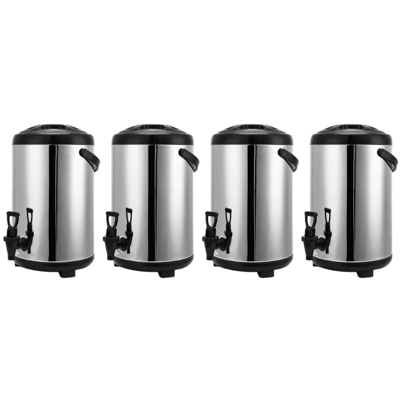 Lot de 4 Distributeurs de Boissons Isotherme - 9 Litres Offre Du Jour
