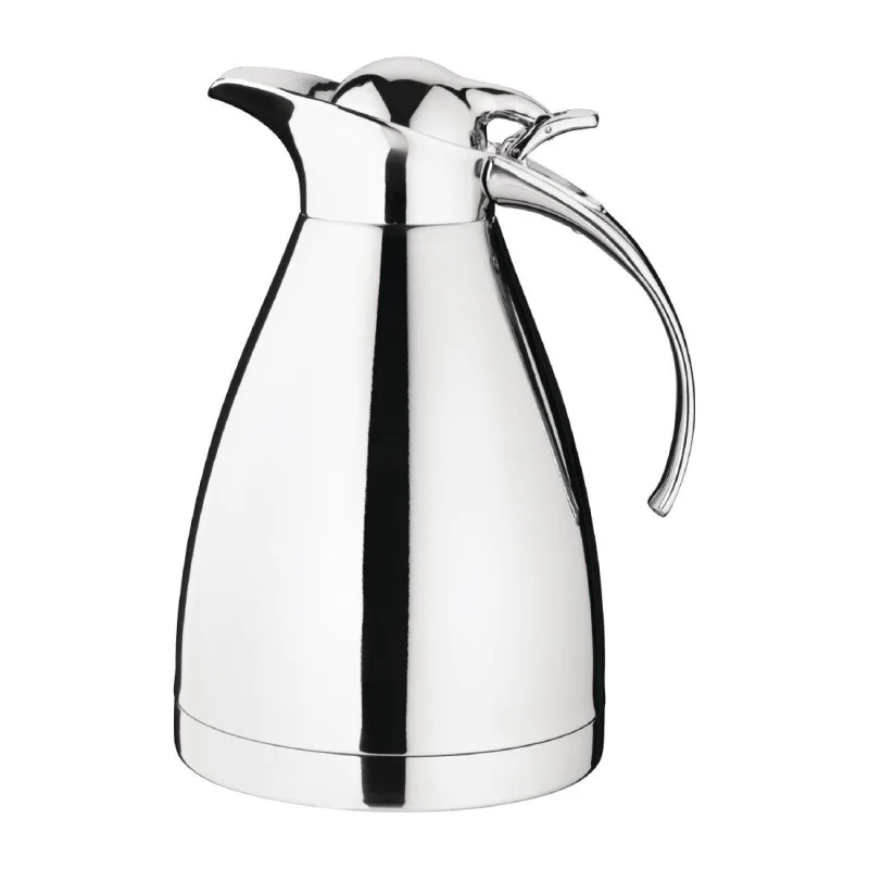 Prix Promo Pichet Isotherme En Inox Couvercle À Charnière - 1 L