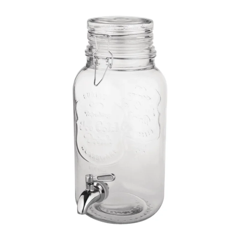 Distributeur de Boissons Rétro à Fermeture Métallique - 3,6 L Achat Immédiat