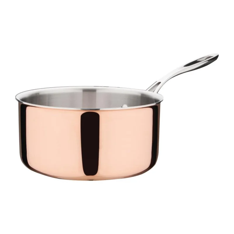 Nouvelle Collection Casserole Triple Paroi Cuivre Induction 200 x 100 mm
