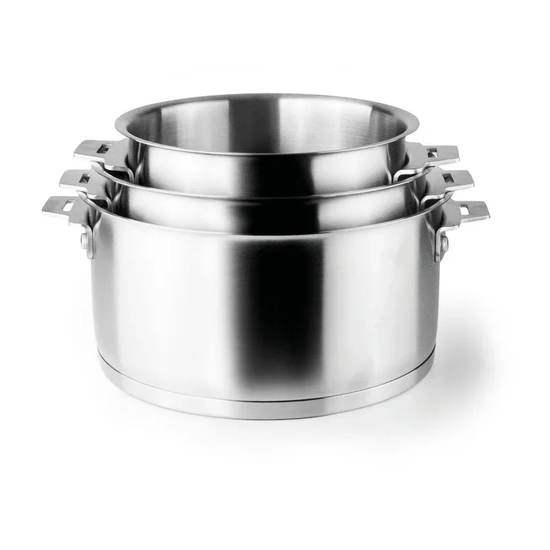 Set de 3 Casseroles avec Poignée Combi Retour Gratuit