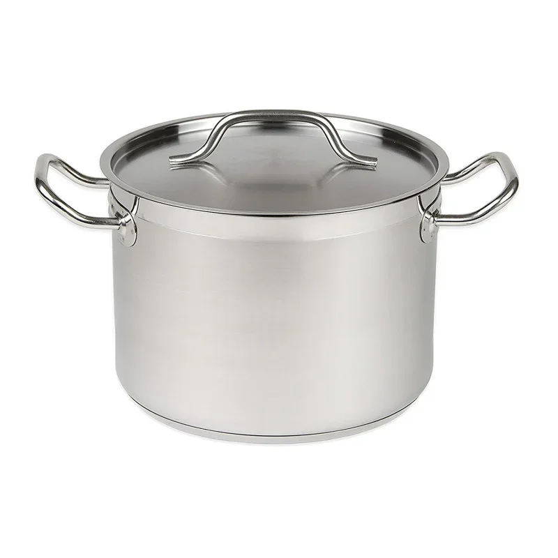 Usine Directe Marmite en Inox avec Couvercle - ø 20 cm - 4 L