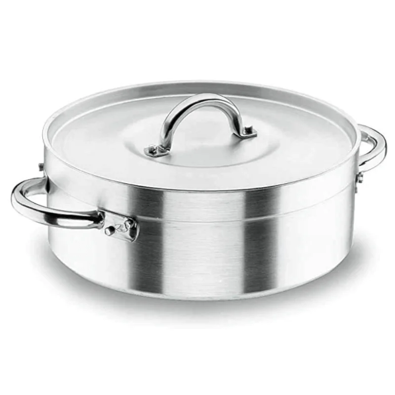 Braisière Professionnelle avec Couvercle - Chef-Aluminio - ø 24 cm - 4,2 L Commander Vite