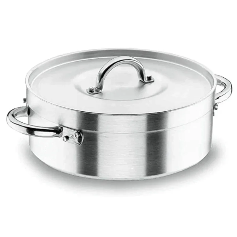 Braisière Professionnelle avec Couvercle - Chef-Aluminio - ø 32 cm - 9,6 L Quantité Limitée