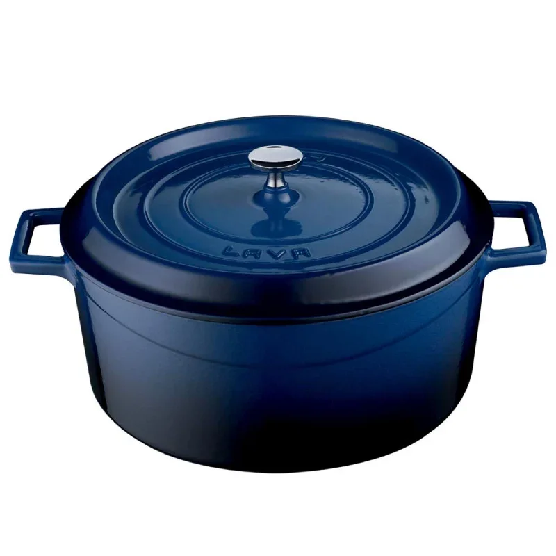 Faitout en Fonte - Ø 28 cm - Bleu Must-Have