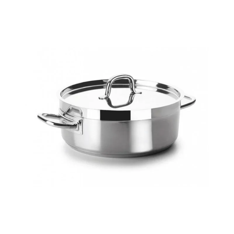 Authentique Faitout Professionnel avec Couvercle - Chef Luxe - ø 36 cm - 14,25 L