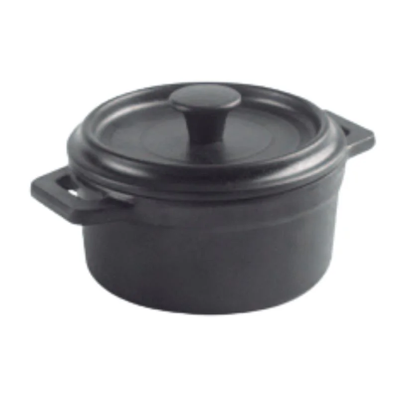 Mini-Cocotte en Mélamine avec Couvercle - Ø 14 cm - 640 ml Promotion Saisonnière