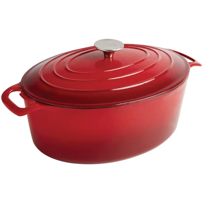 Cocotte Ovale Rouge - 5L Acheter En Ligne