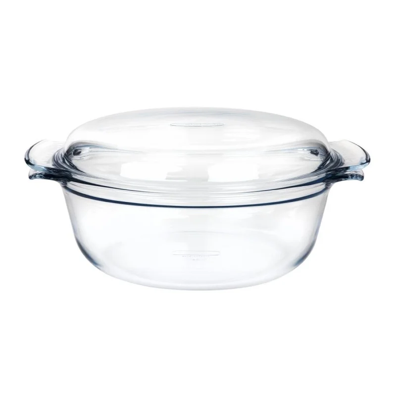 Cocotte Ronde en Verre - 3,75L Vente Directe