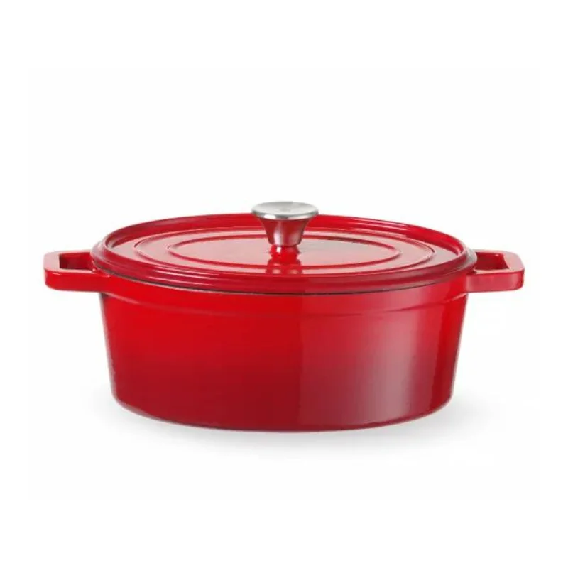 Quantité Limitée Cocotte en Fonte Émaillée Rouge - 4,4 L