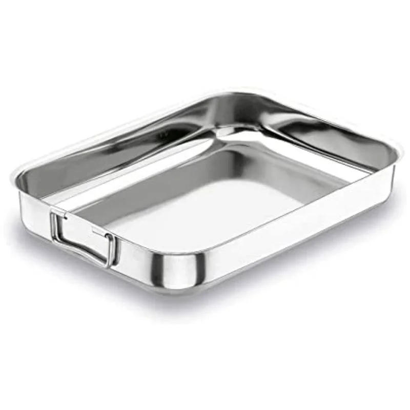 Top Vente Plat À Gratin En Inox - 30 X 22 Cm