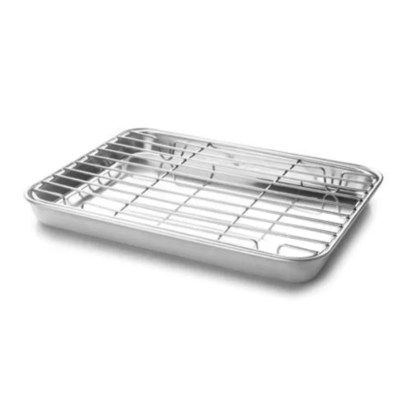 Remise Plat à Four avec Grille - 215 x 150 mm